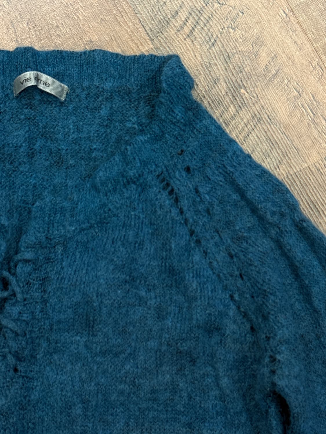 블루 빈티지 니트 상품이미지4