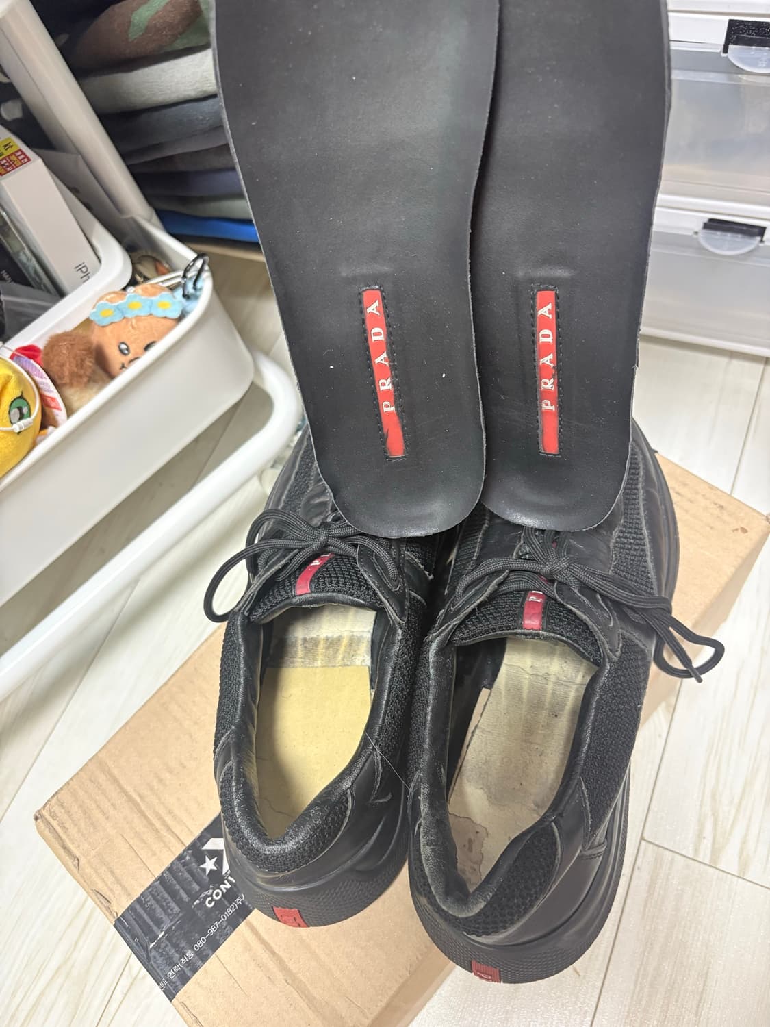 프라다 아메리카컵 블랙 eu44(285)  상품이미지6