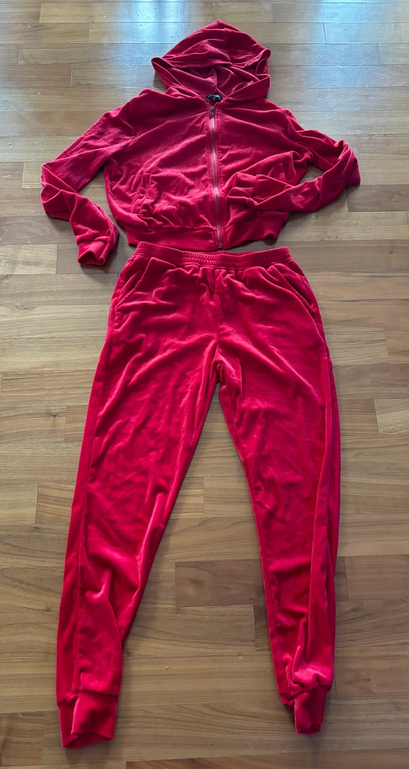 Fashion nova  패셔노바 레드 셋업 상품이미지1