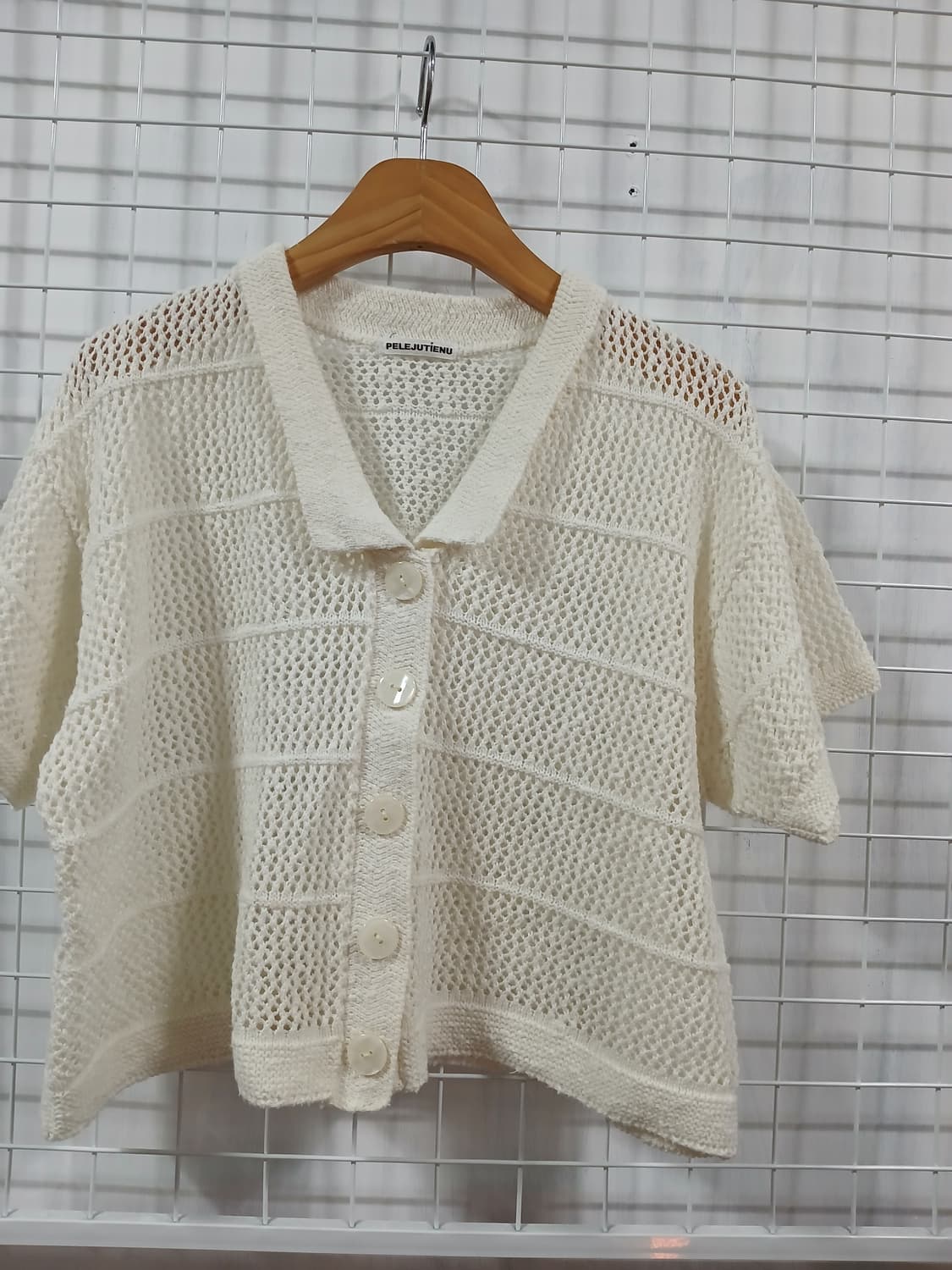 일본빈티지 반팔 가디건 상품이미지1