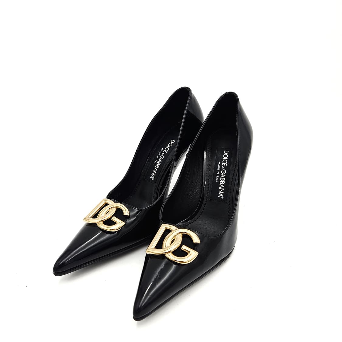 돌체앤가바나 DG 로고 페이던트 펌프스 힐 35.5 상품이미지3