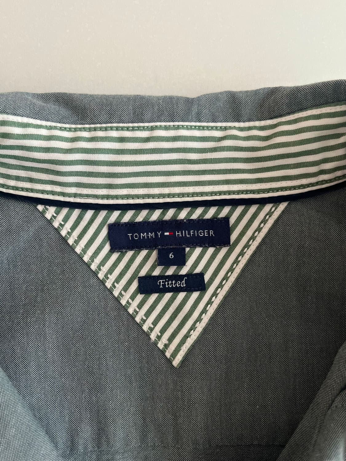 6) 타미힐피거 슬림핏 여성 셔츠 그레이 상품이미지4