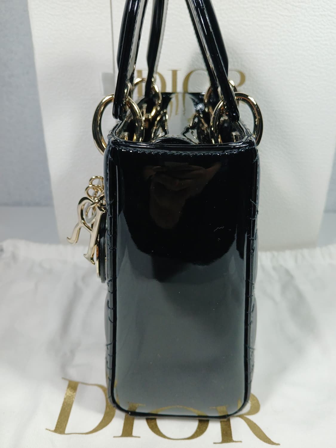 디올 페이던트 레이디 토트백 스몰 M0531OWCB 상품이미지5