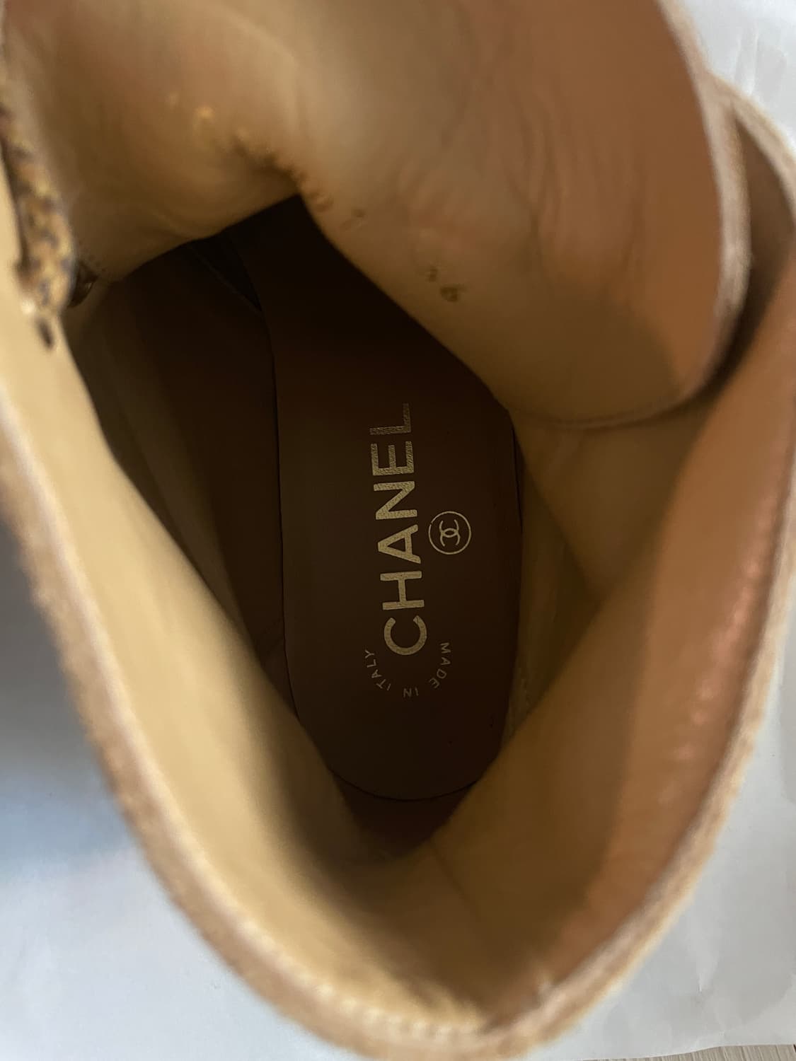 CHANEL 샤넬 스웨이드 부츠 36 (230) 상품이미지8