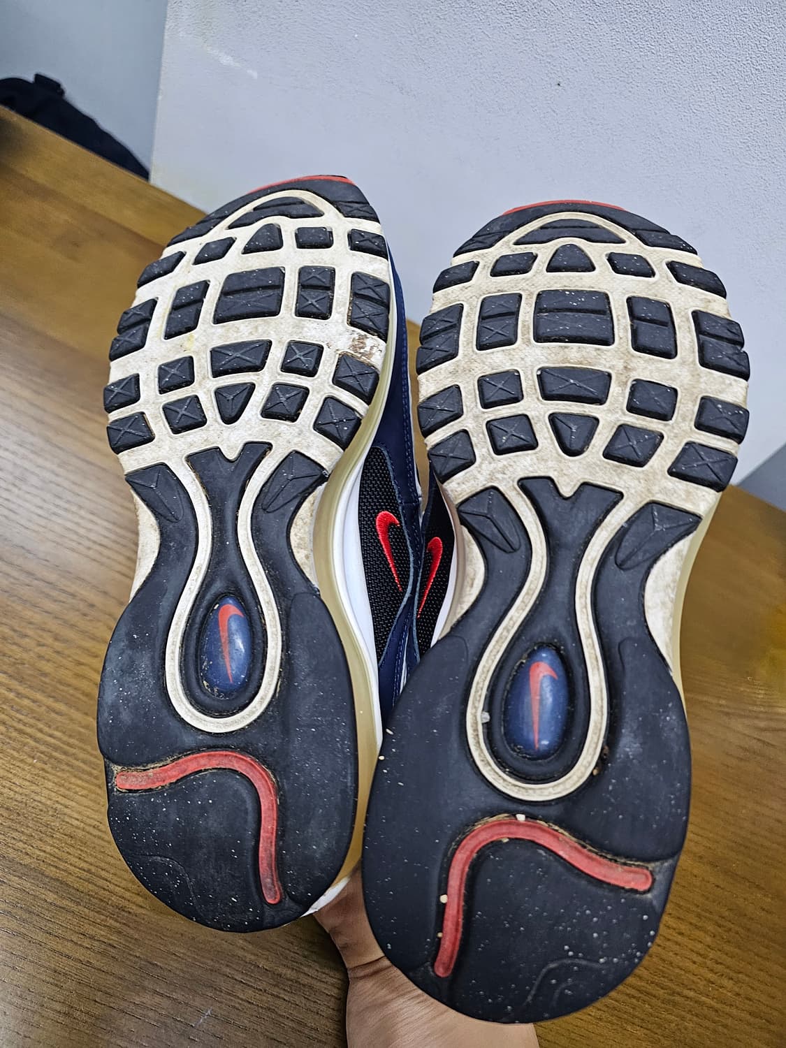 나이키 에어맥스97 미드나잇 네이비 하바네로 상품이미지8