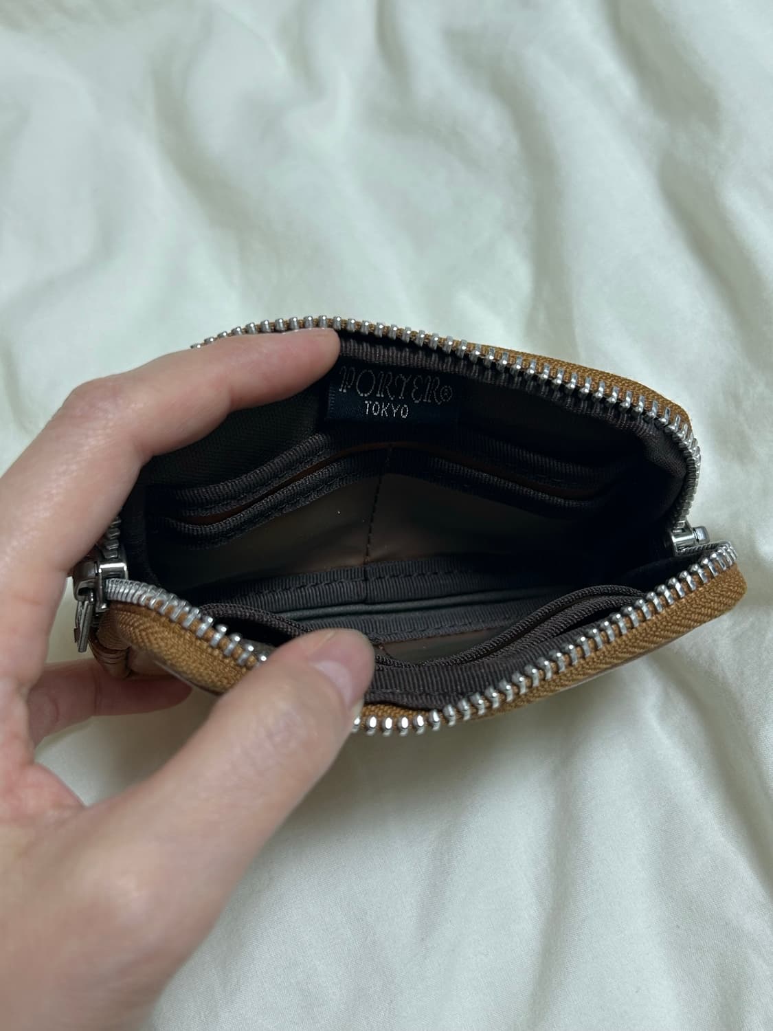 포터 코인케이스 카멜 상품이미지4