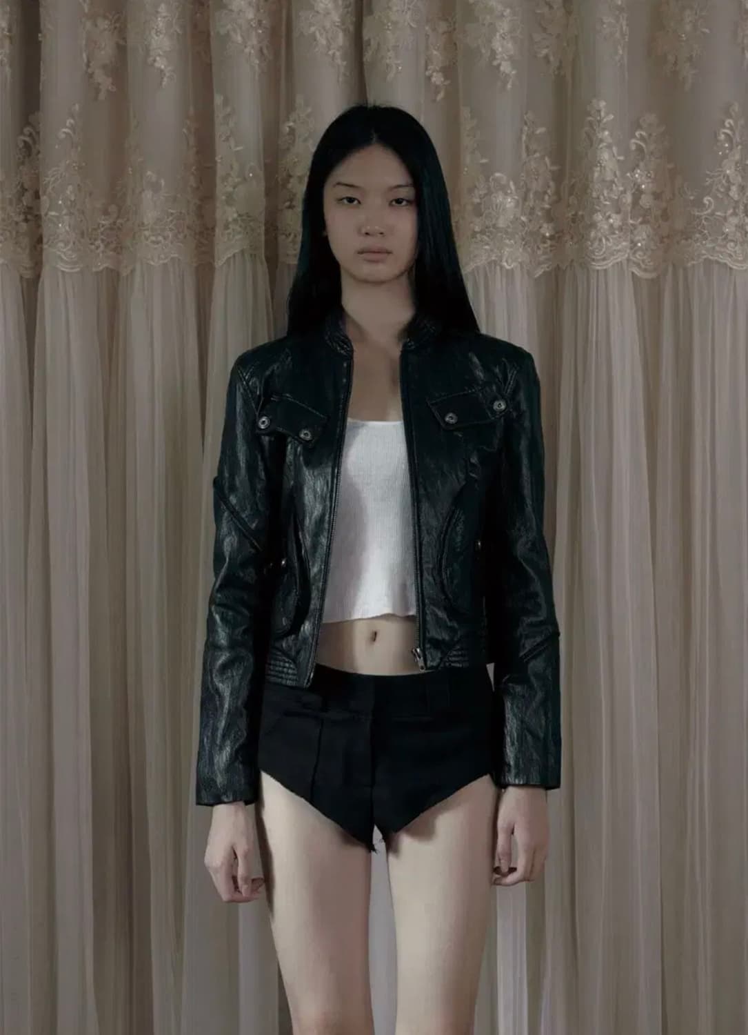 [가격제안O] 보헴서 레더 자켓 sleeve zip leather  상품이미지2