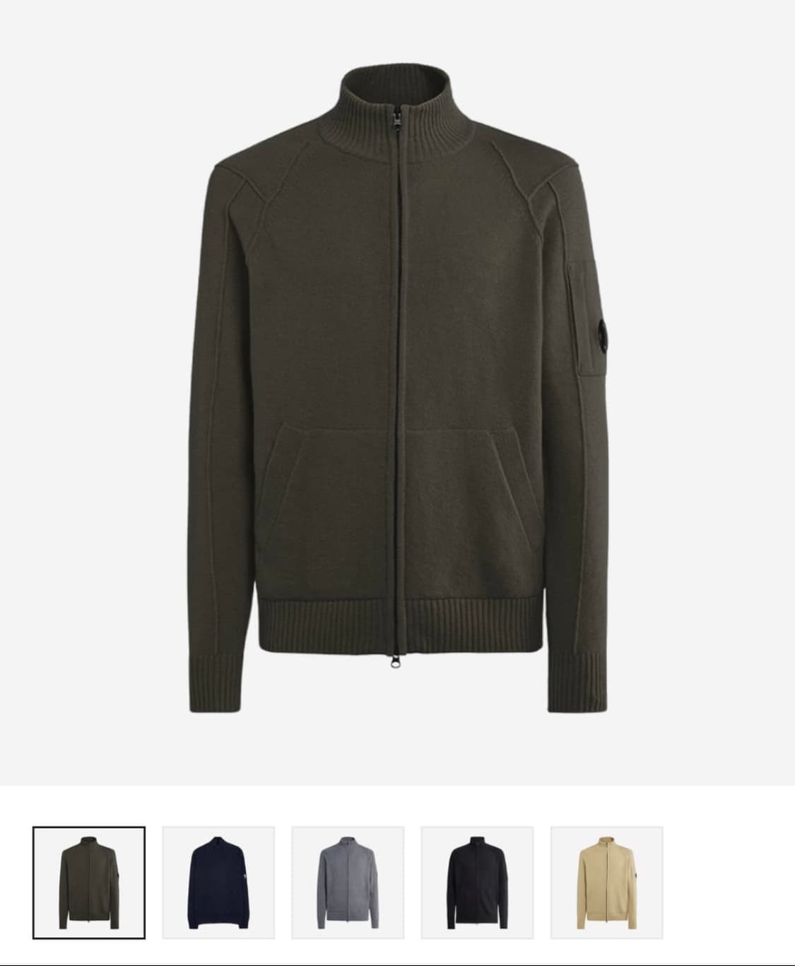 Cp 컴퍼니 니트 집업 (52/L) 상품이미지2