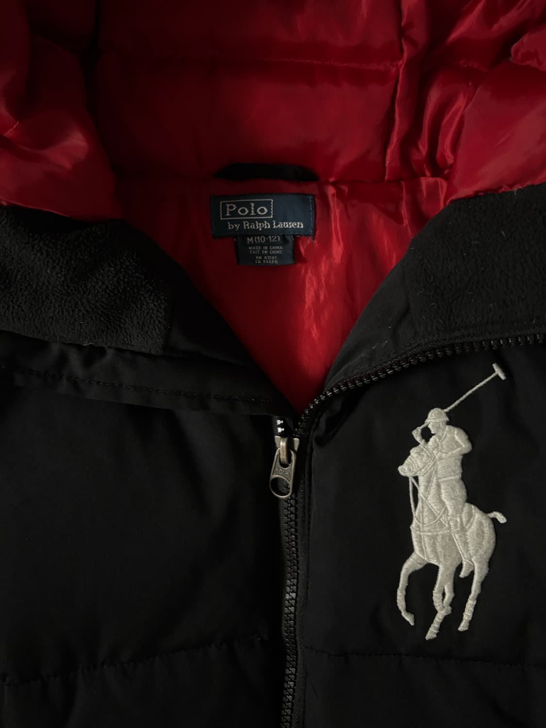 폴로 빅포니 패딩 블랙 XS 상품이미지4