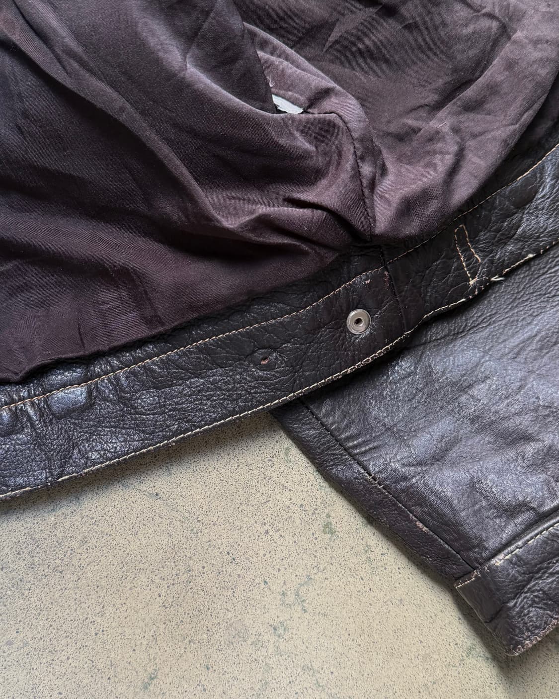 80s Cowhide Leather 🇫🇷 상품이미지8