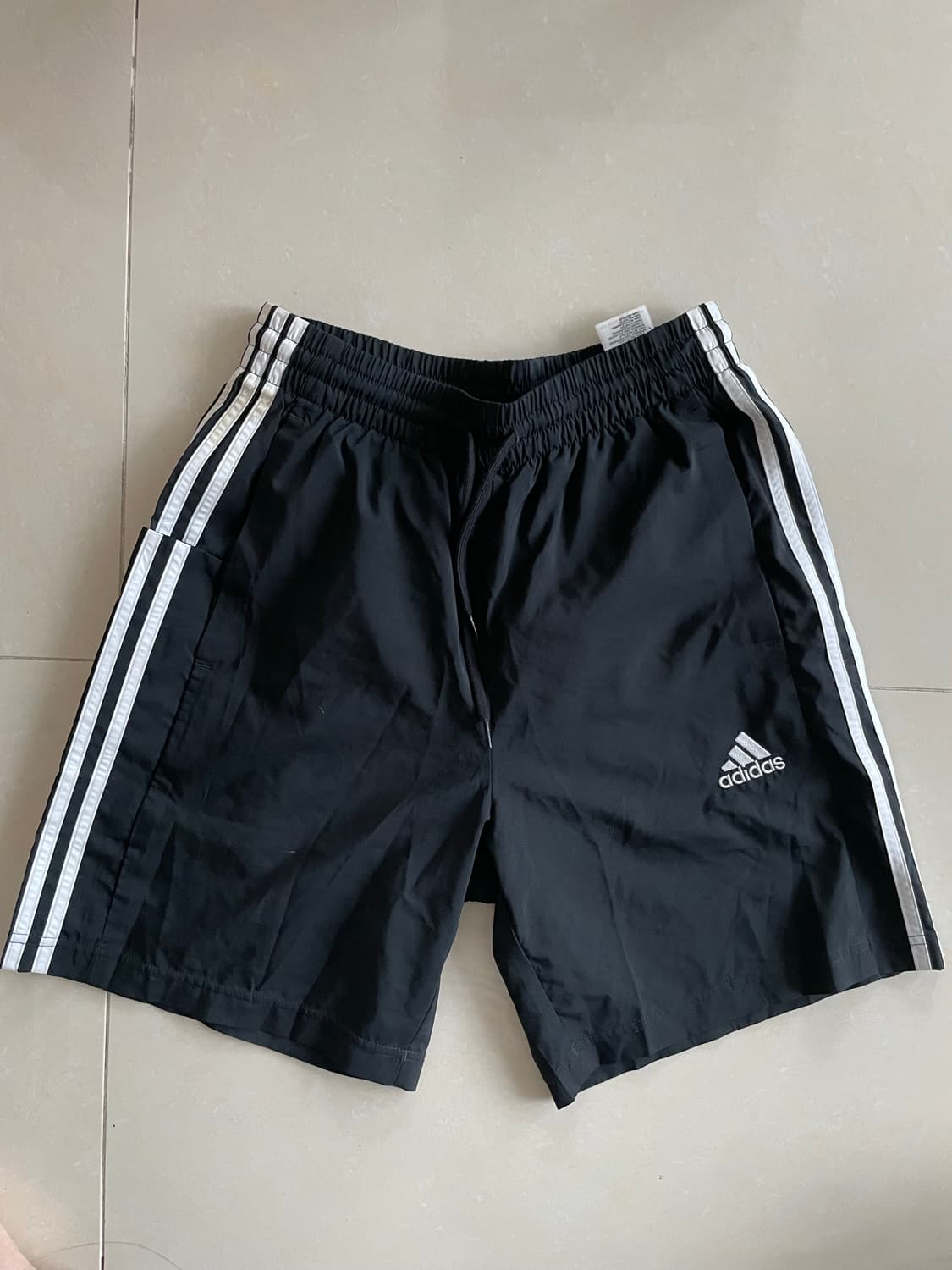 아디다스 삼선 트레이닝 반바지 블랙 S 상품이미지1