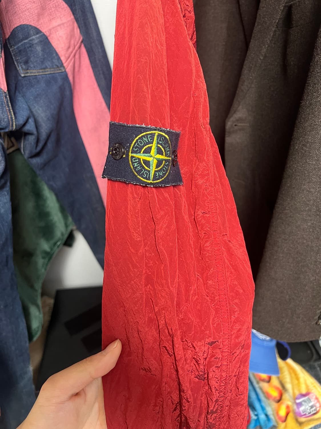 스톤아일랜드 나일론 메탈 자켓 95 m~L 상품이미지4