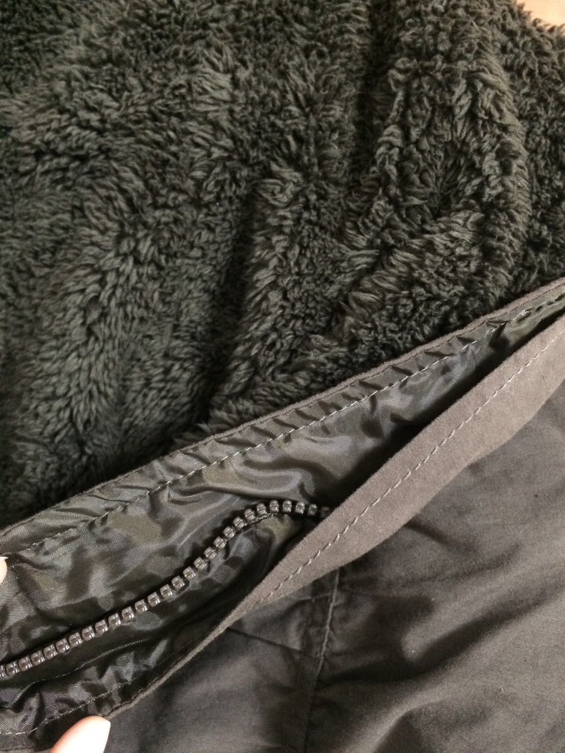 디테일 셔링 빈티지 카키 야상 자켓 상품이미지8