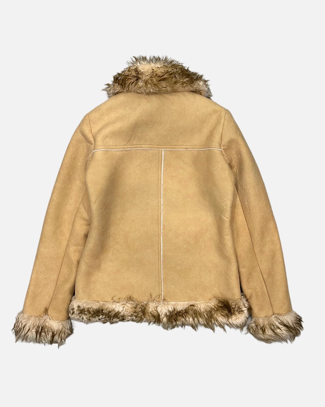 beige fur shearling jacket 상품이미지7