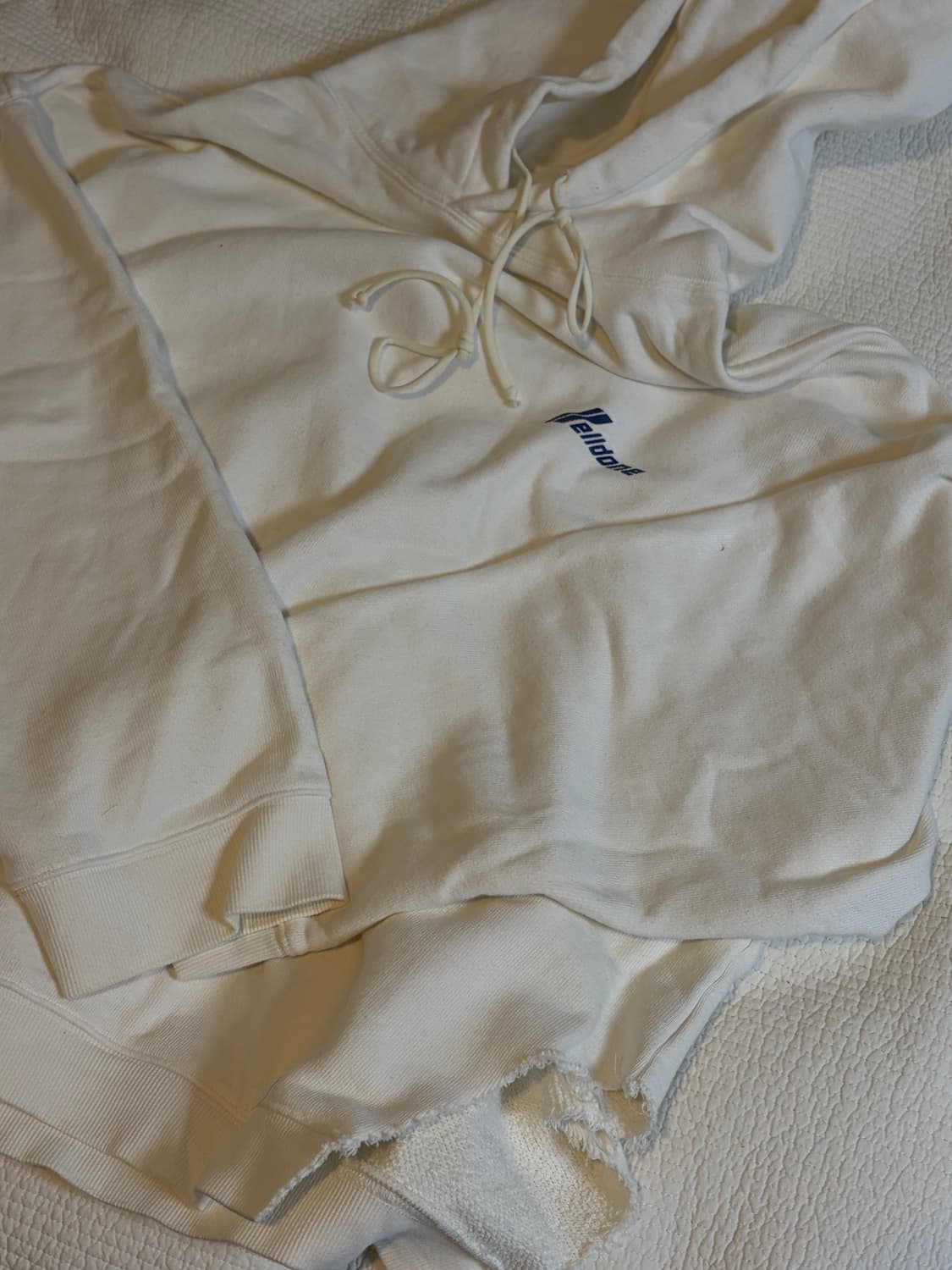 We11done 오버사이즈 디스트로이드 후드티 상품이미지1