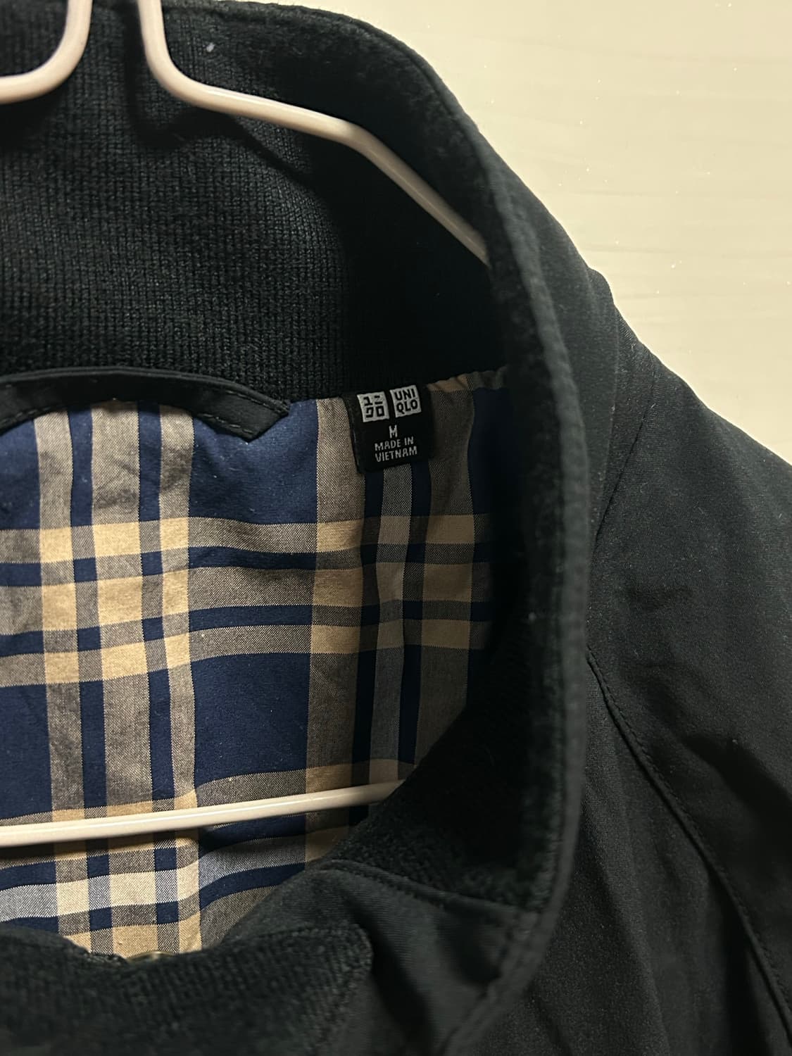 유니클로 블랙 해링턴 자켓 M 상품이미지3