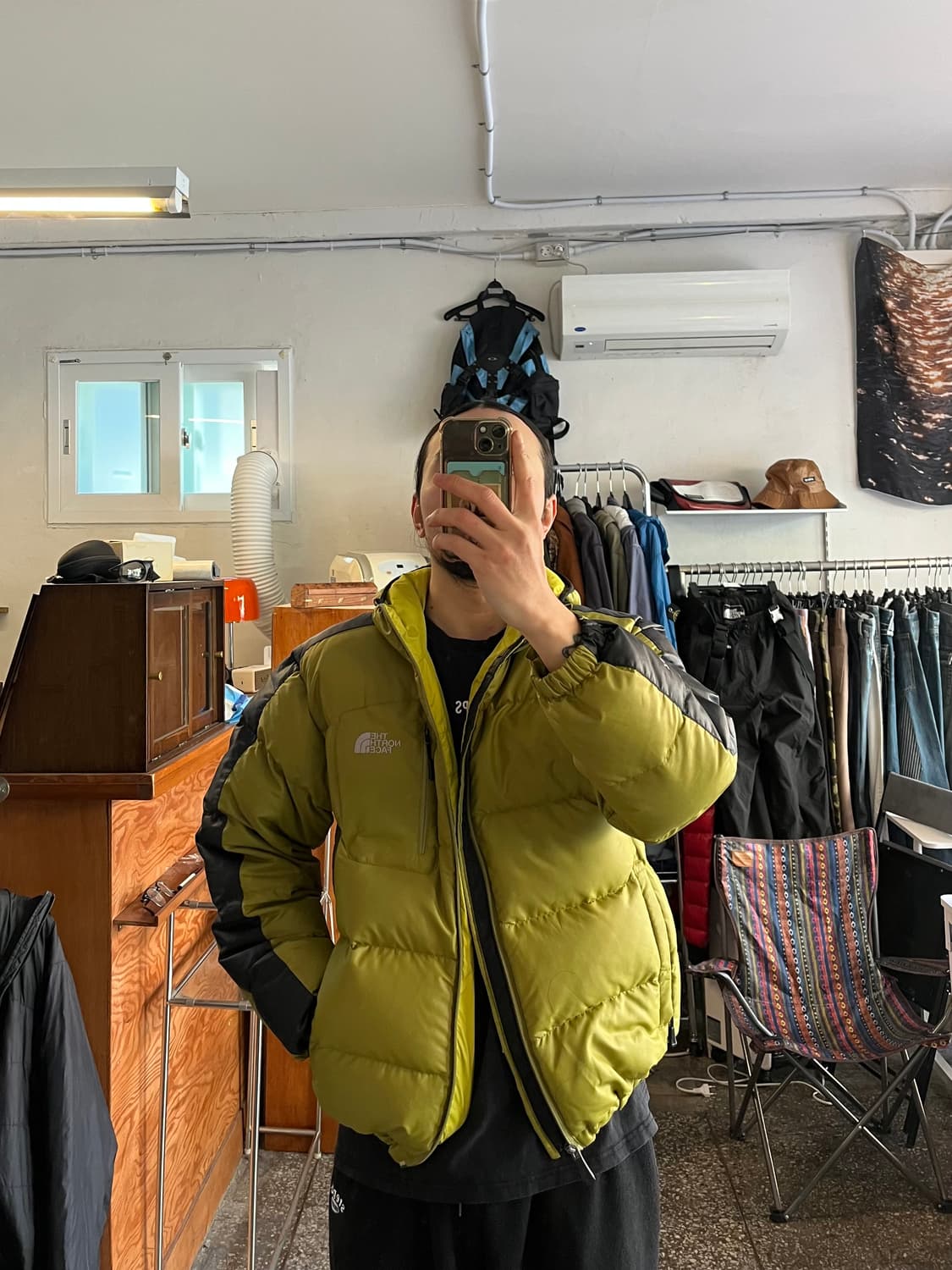 노스페이스 타호 고프코어 후드패딩 상품이미지3