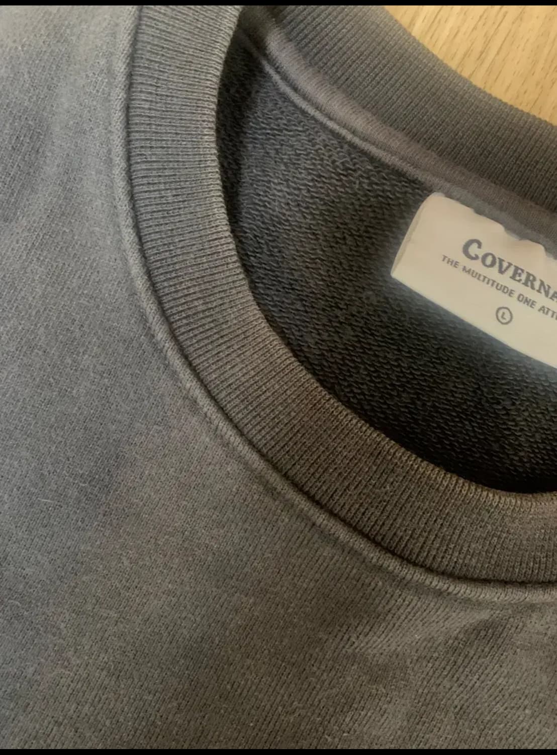 커버낫 맨투맨 L 한정판  상품이미지4