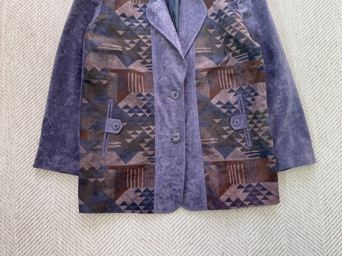 빈티지 에스닉 지오메트릭 아트 패턴 자켓  상품이미지2