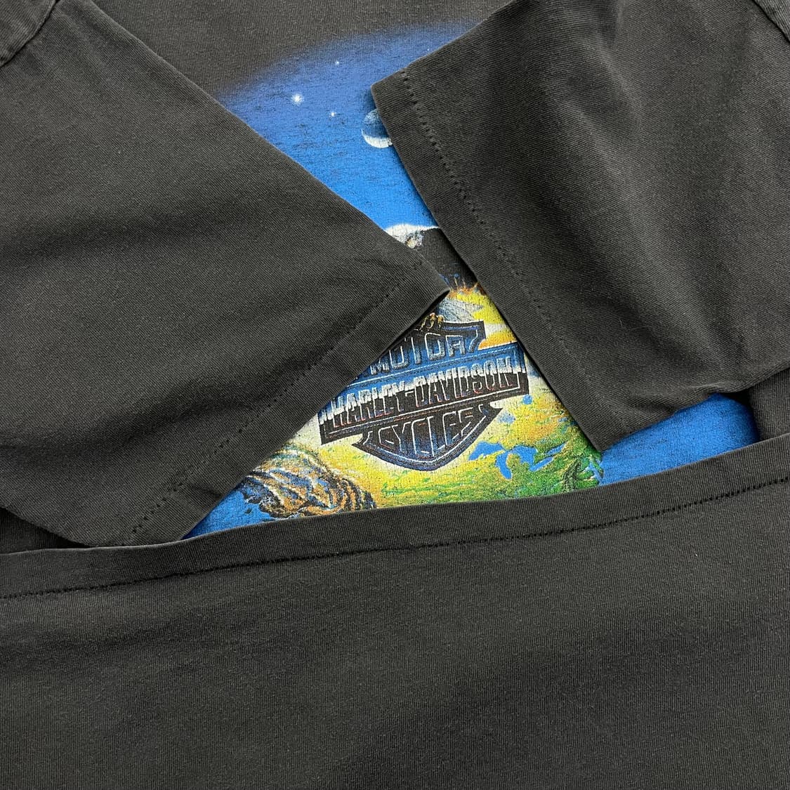 할리데이비슨 90s 94년도 싱글스티치 페이딩 이글 빈티지 반팔 티셔츠 상품이미지10