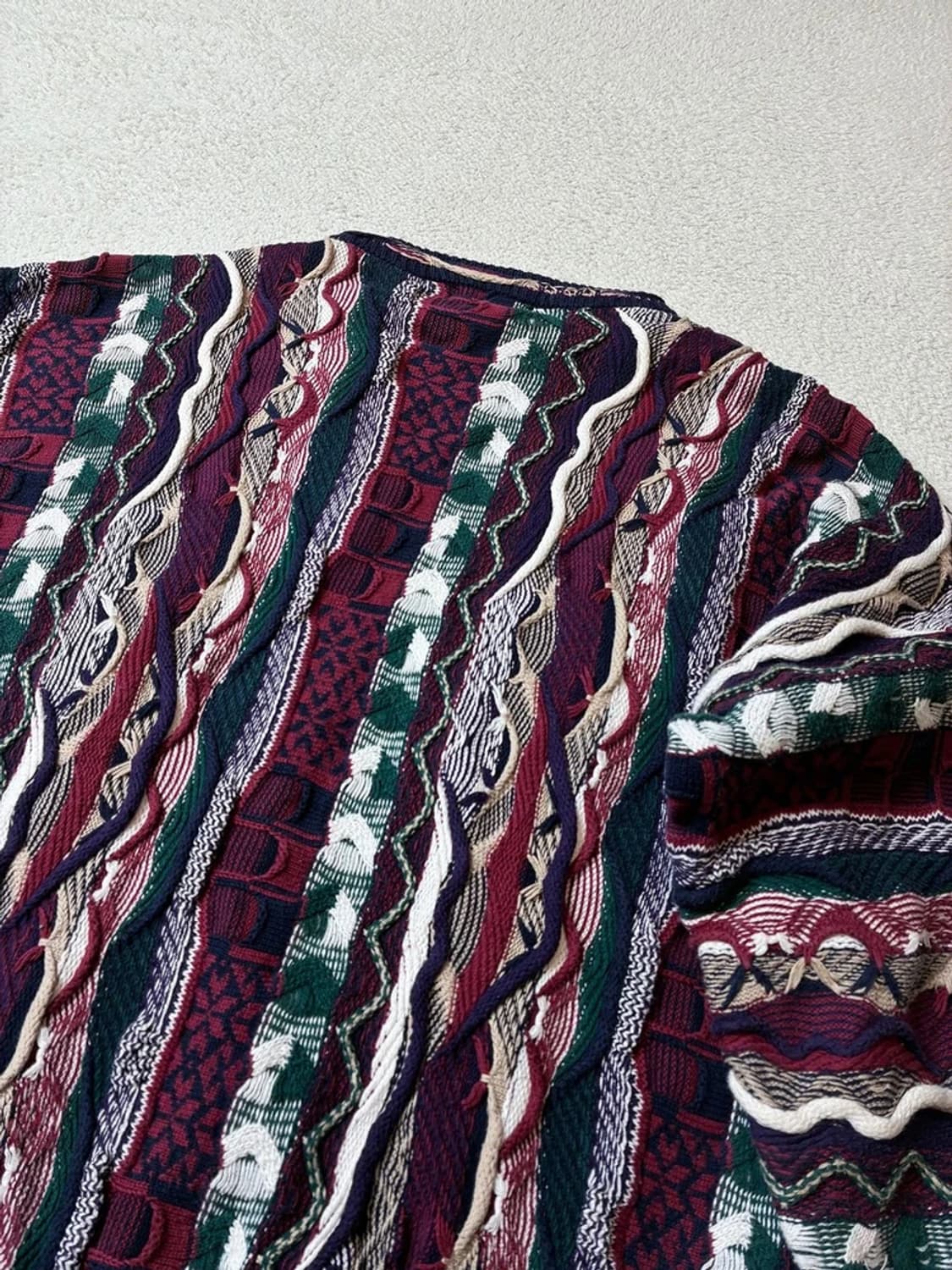 Cotton Traders 80's 3D 케이블 니트 PN7961 상품이미지4