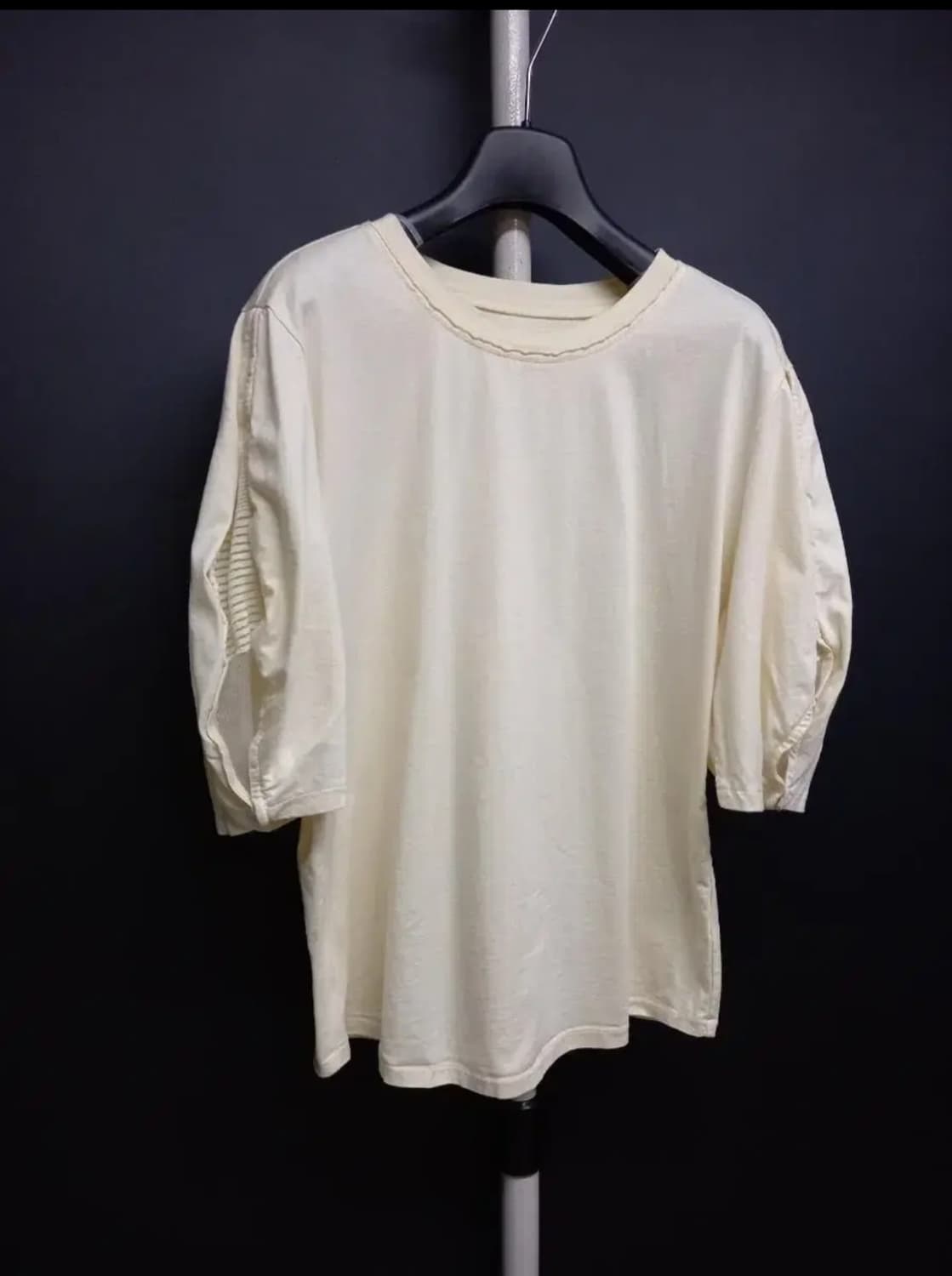 시스템 SYSTEM 버터색상 여름 티블라우스 F 상품이미지3