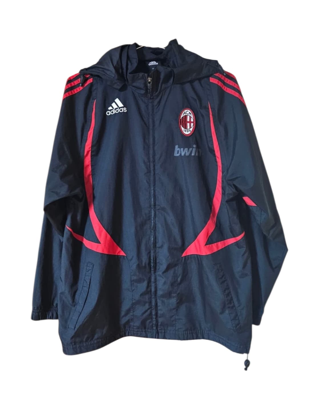 아디다스 AC밀란 바람막이 블랙 95 (실측100) 상품이미지1