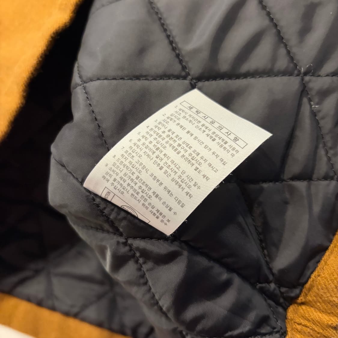 [M] 디키즈 누빔 투포켓 빅로고 브라운 자켓 D265 상품이미지8