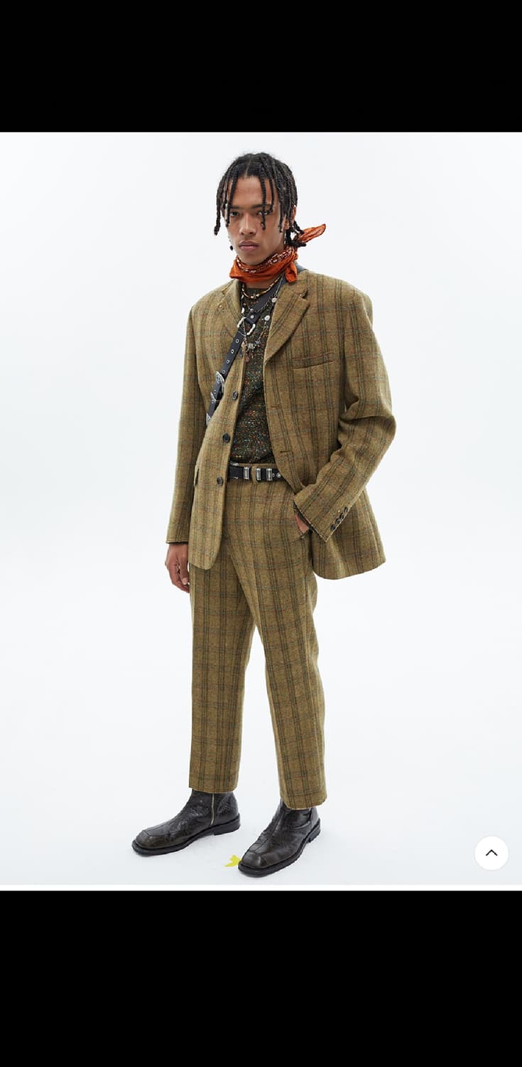 XL)앤더슨벨 로우컷 수트 자켓 awa299m 상품이미지3