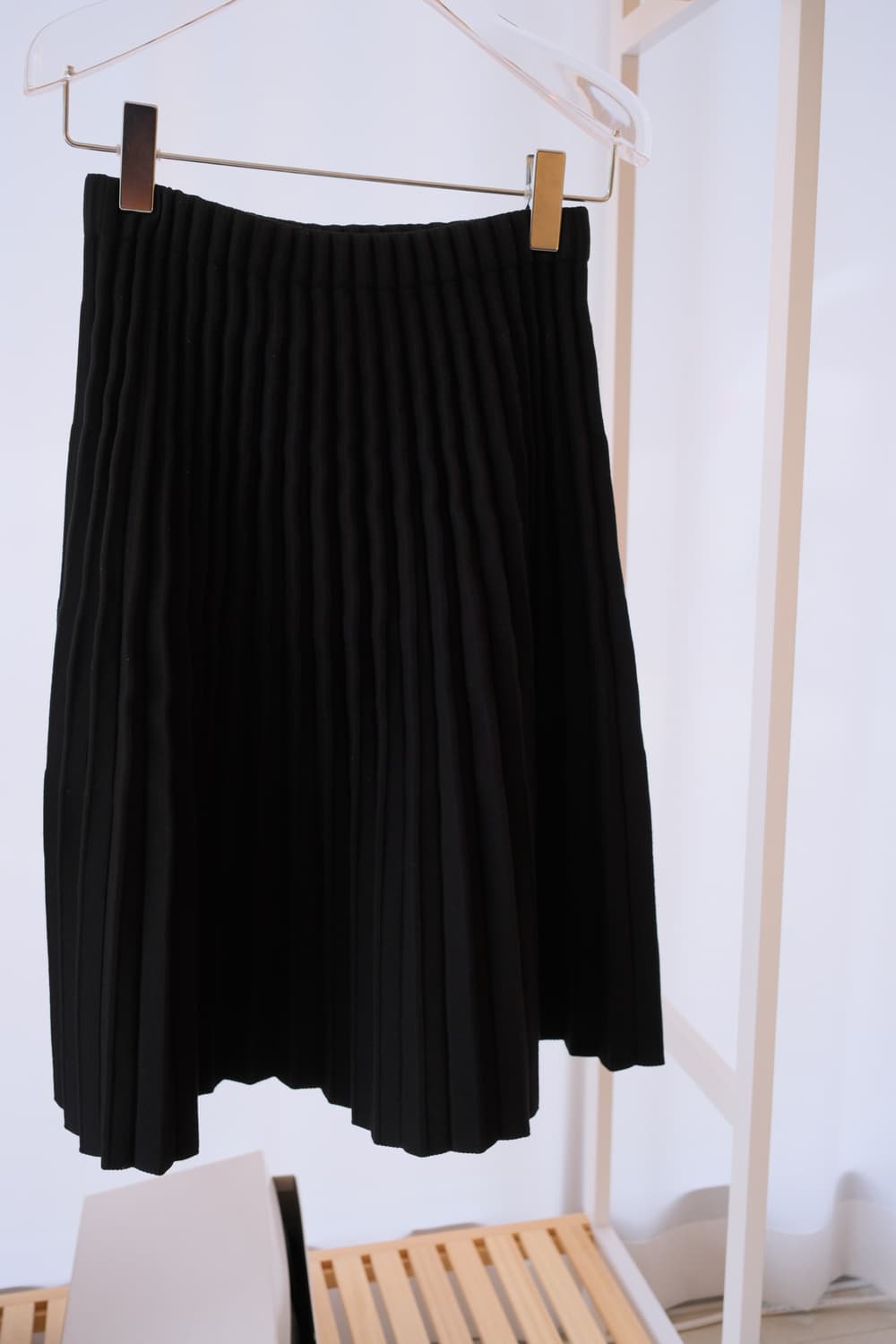 Knit pleated skirt 상품이미지3
