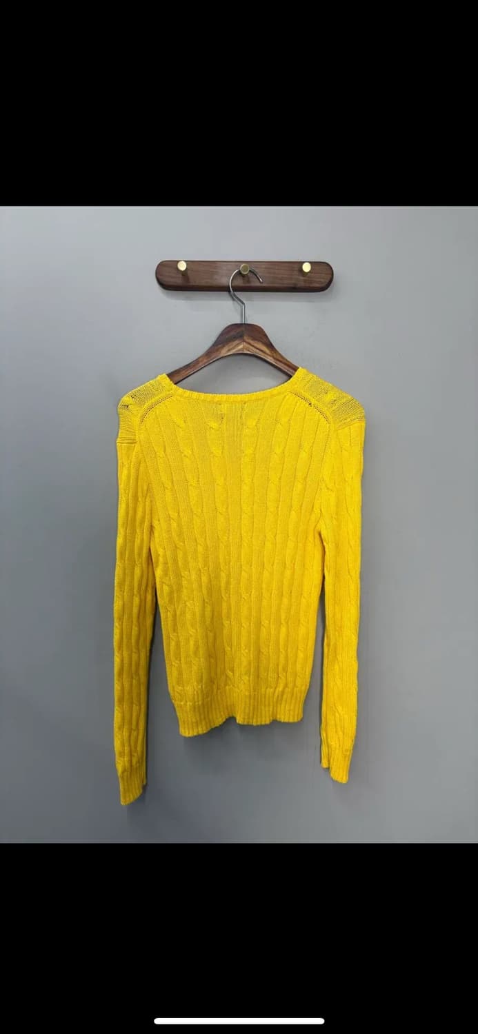 폴로랄프로렌 옐로우 케이블 니트 H1585 상품이미지4
