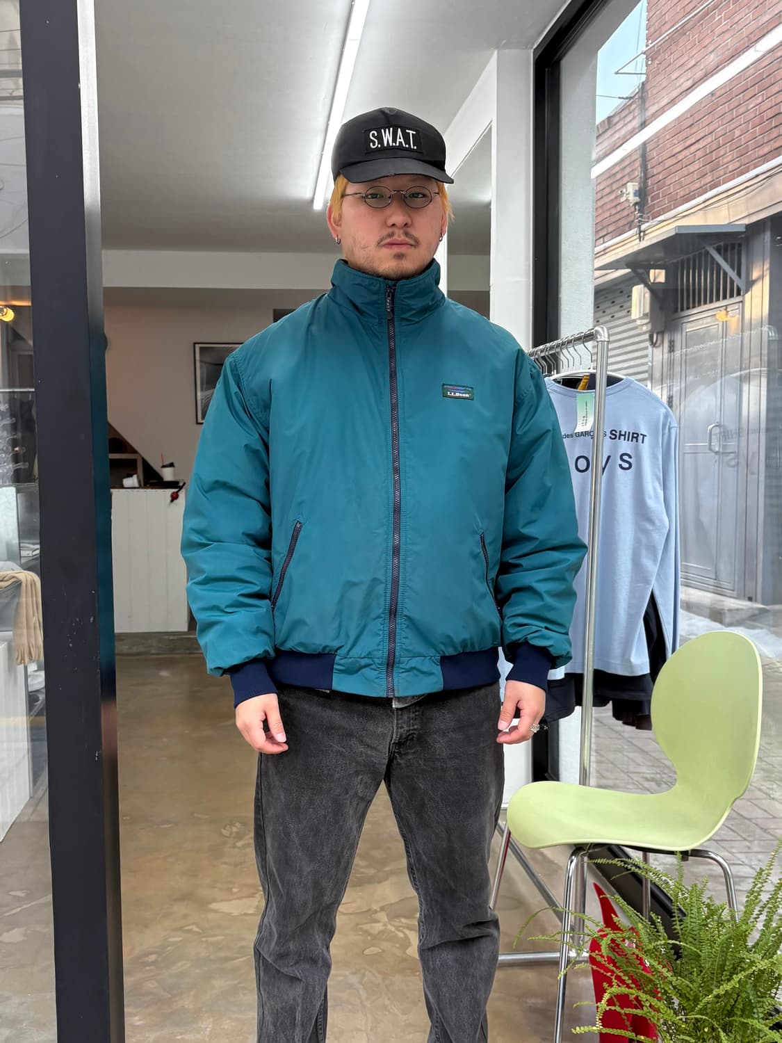 90s Usa LLBean warm up Jaket 상품이미지2