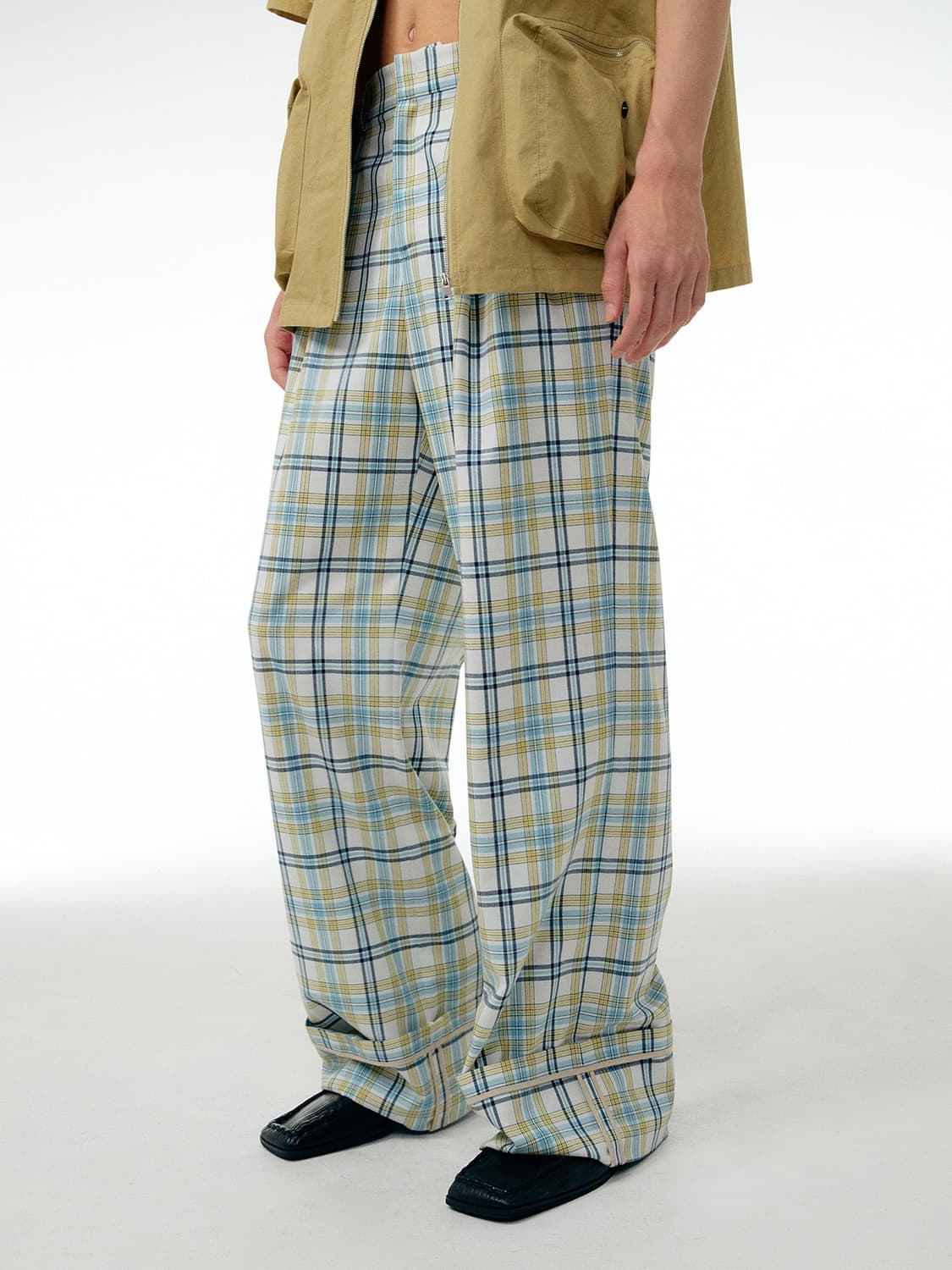 lesugiatelier 르수기아뜰리에 체크 팬츠 상품이미지3