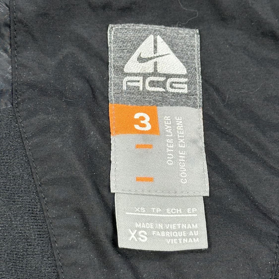 나이키 acg 블랙 풀오버 바람막이 점퍼 (XS 여성추천) 상품이미지9