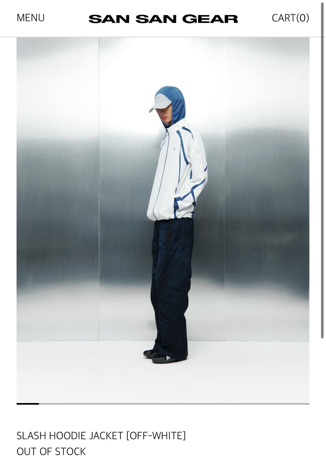 SLASH HOODIE JACKET [OFF-WHITE] 상품이미지2