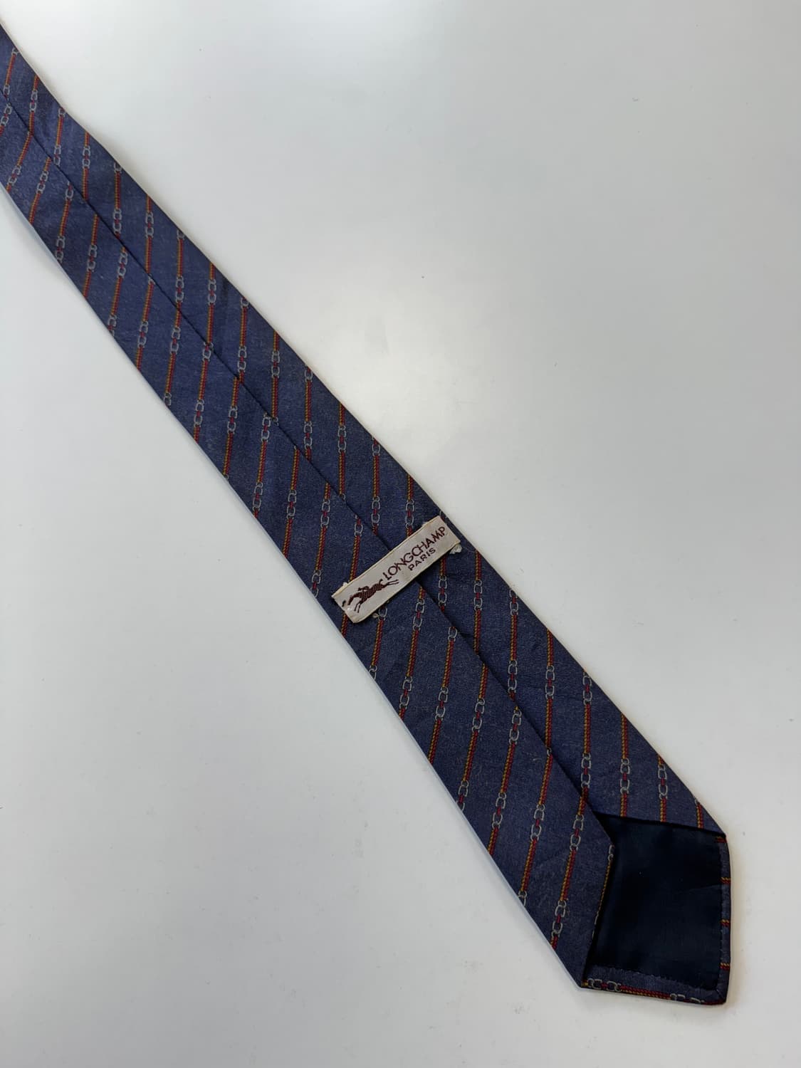 롱샴 (LONGCHAMP) 실크 넥타이 7.5cm 상품이미지3