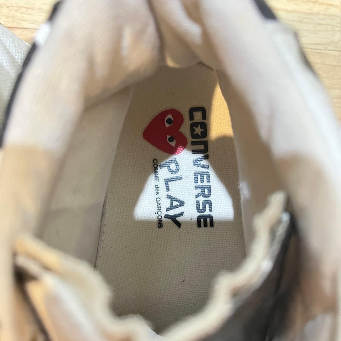 (250mm) 꼼데가르송 X 컨버스 하이 스니커즈 상품이미지5