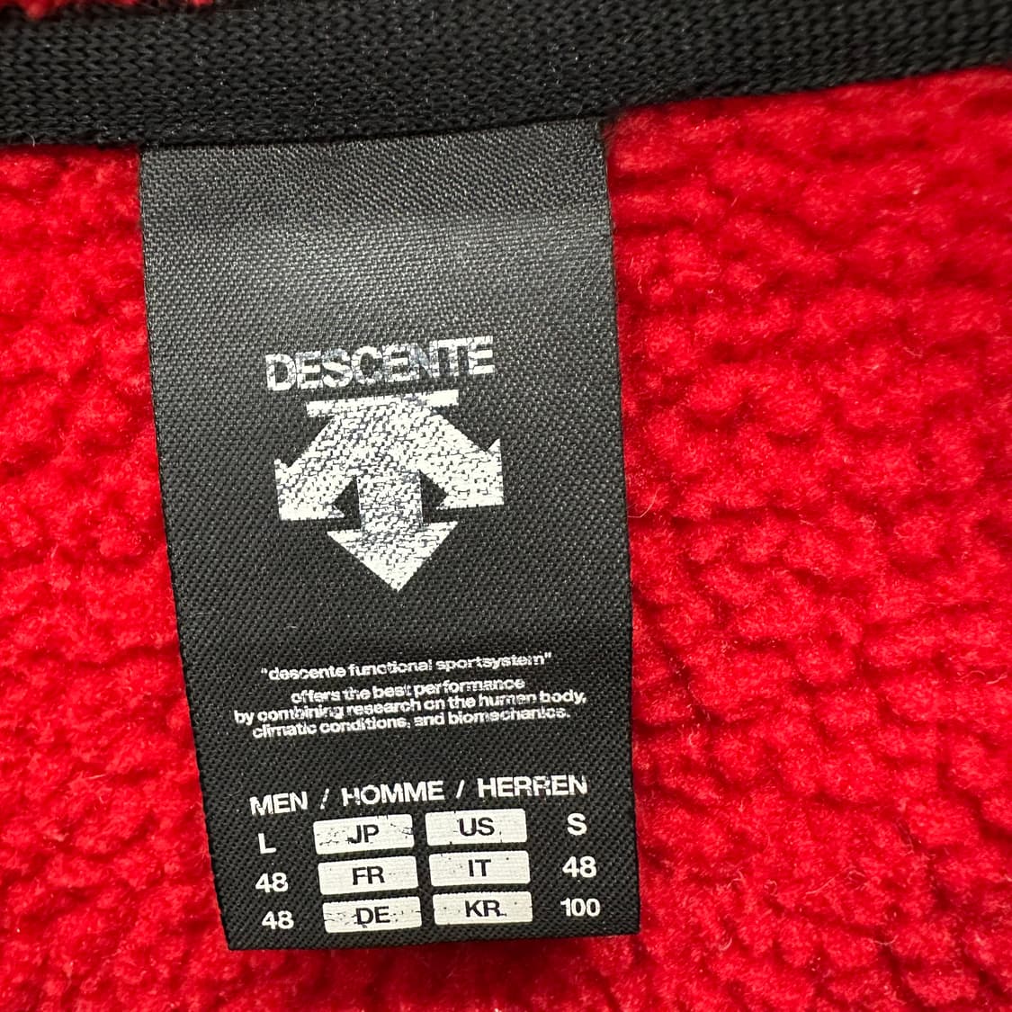 100 데상트 아우디 남자 후리스 후드집업 상품이미지3