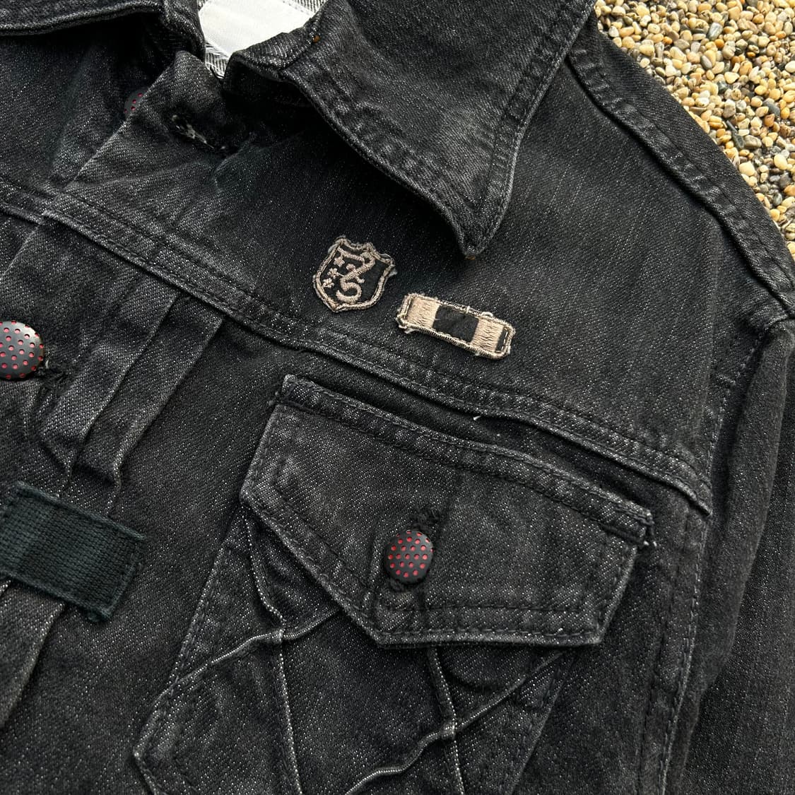 디젤(DIESEL)멀티포켓 흑청 트러커 자켓 상품이미지4