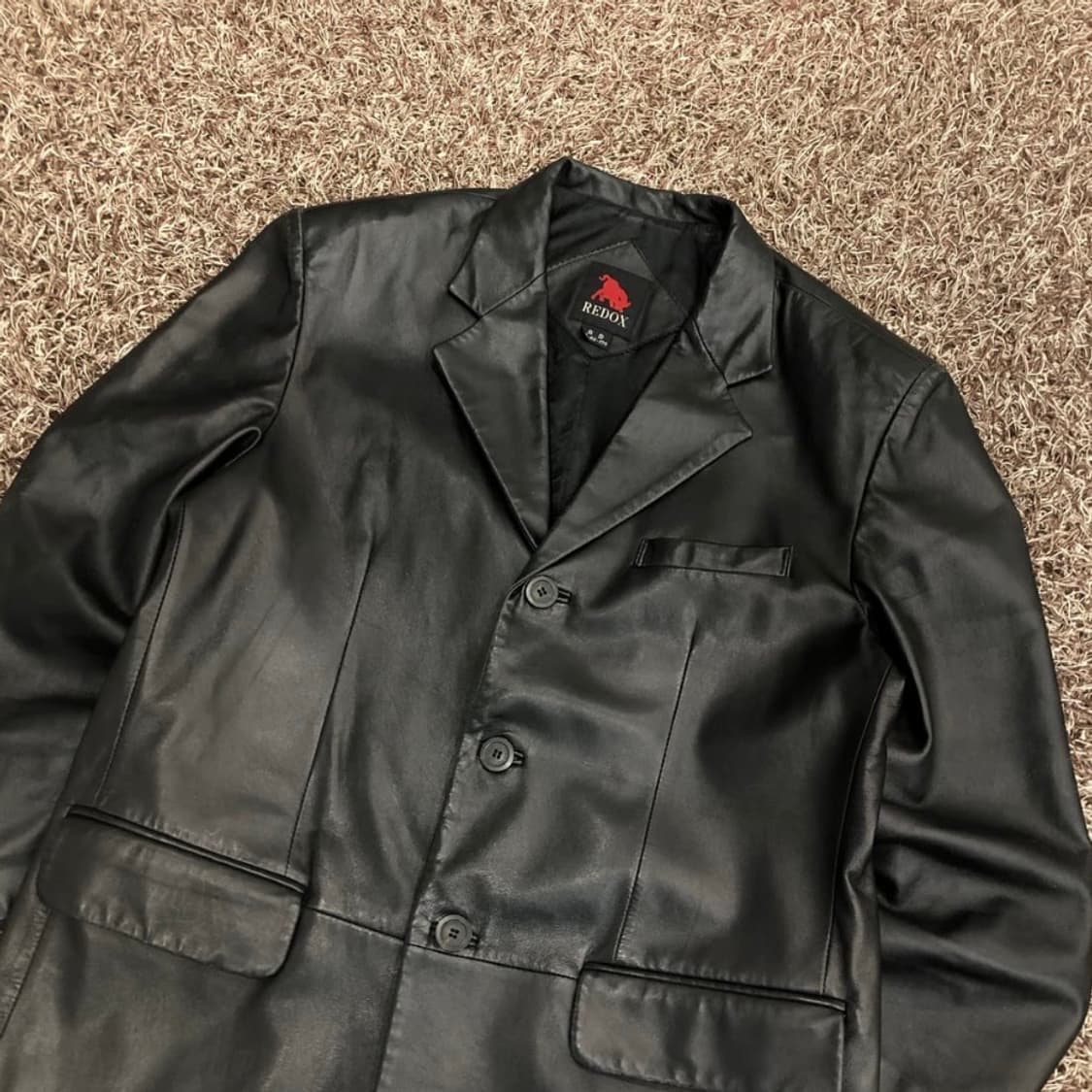 빈티지 레더 블레이져 상품이미지2