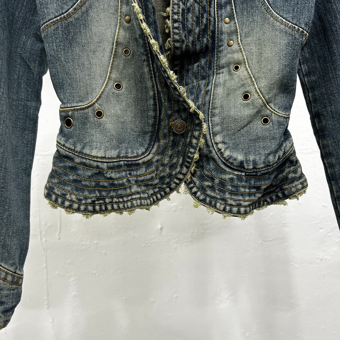 JPN VTG 웨스턴 펑크 데님자켓  상품이미지4