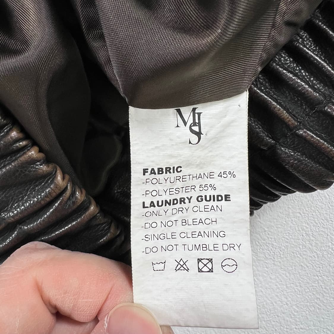 MJ 빈티지 레더 봄버 자켓 상품이미지9