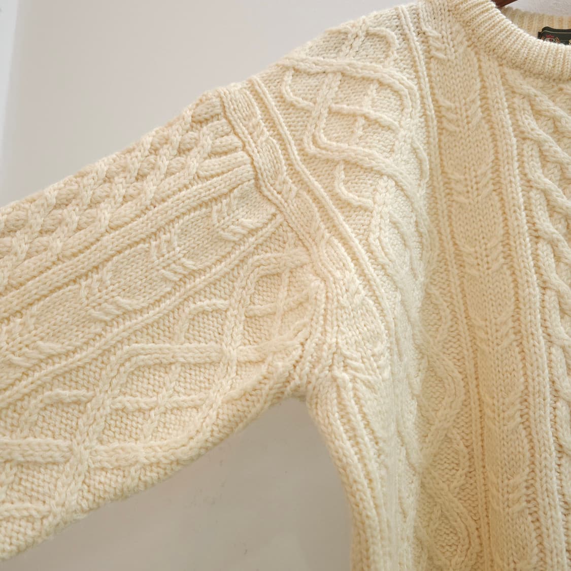 울 100% 피셔맨 케이블 니트 상품이미지6