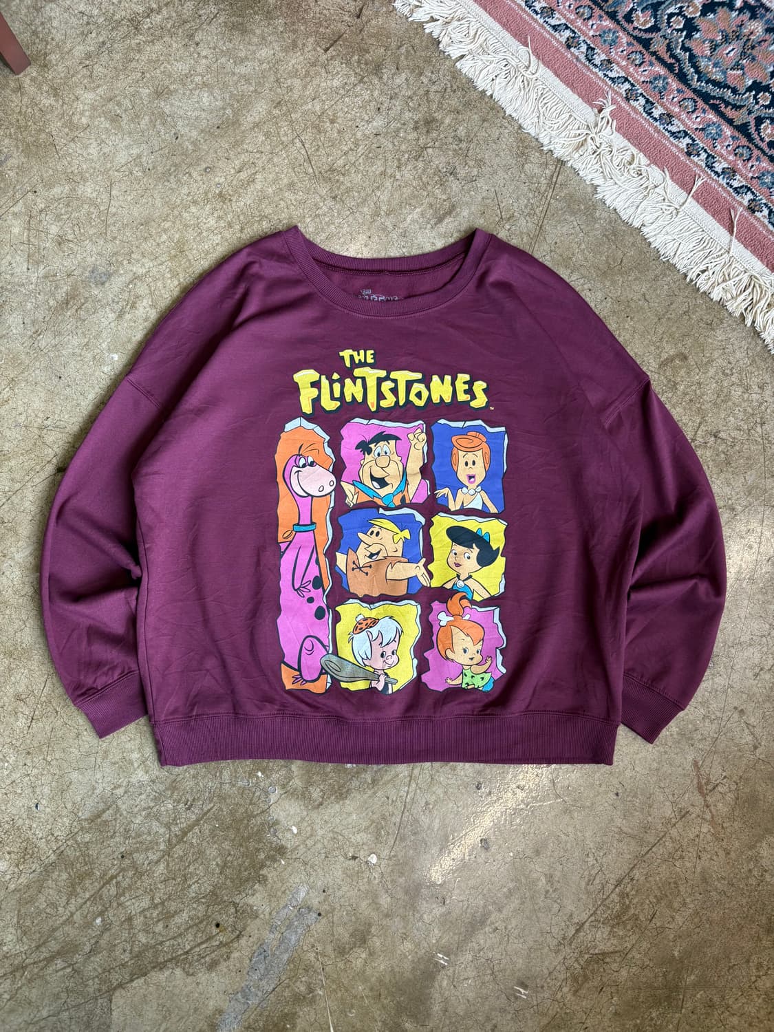 The Flintstones 빈티지 스웻셔츠 상품이미지1