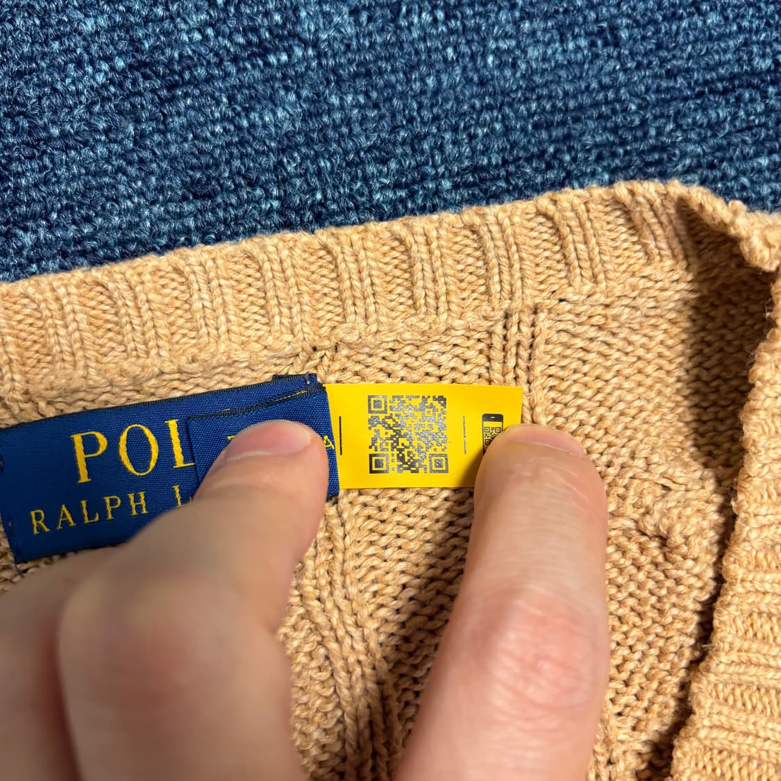 폴로 랄프로렌 꽈배기 니트 상품이미지6