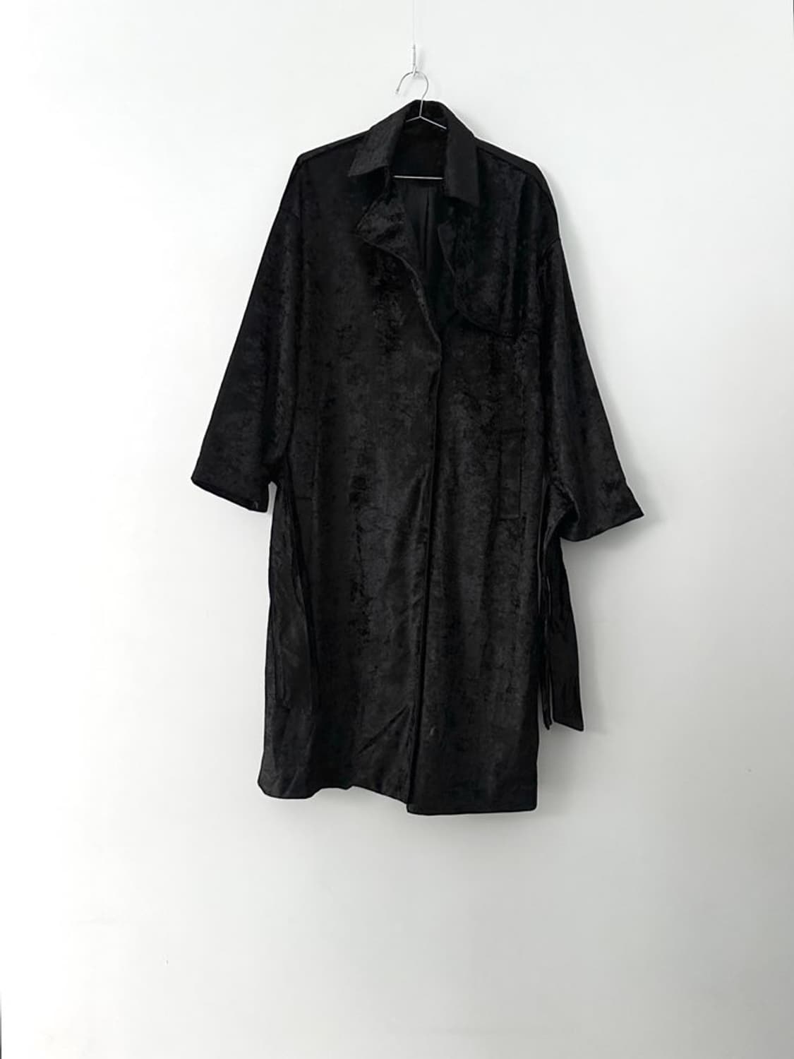 Velvet hunt long jacket / black 상품이미지2