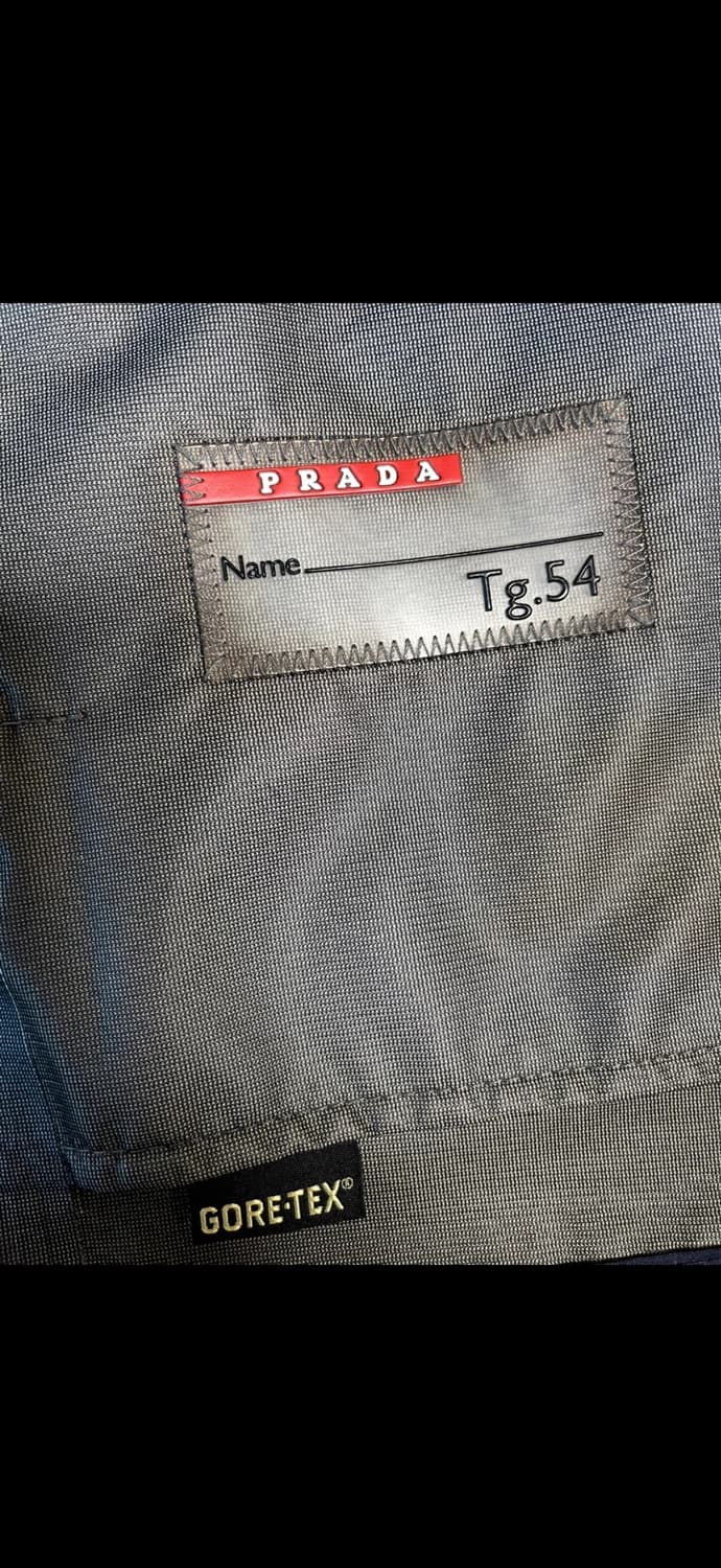 프라다 고어텍스 블랙 자켓 54(105-110) 정품 상품이미지5