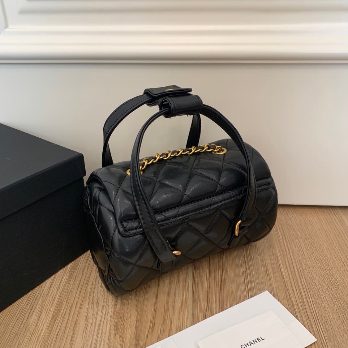  샤넬VIC 보스턴 레더 미니핸들백 체인백 VIP 선물 상품이미지2