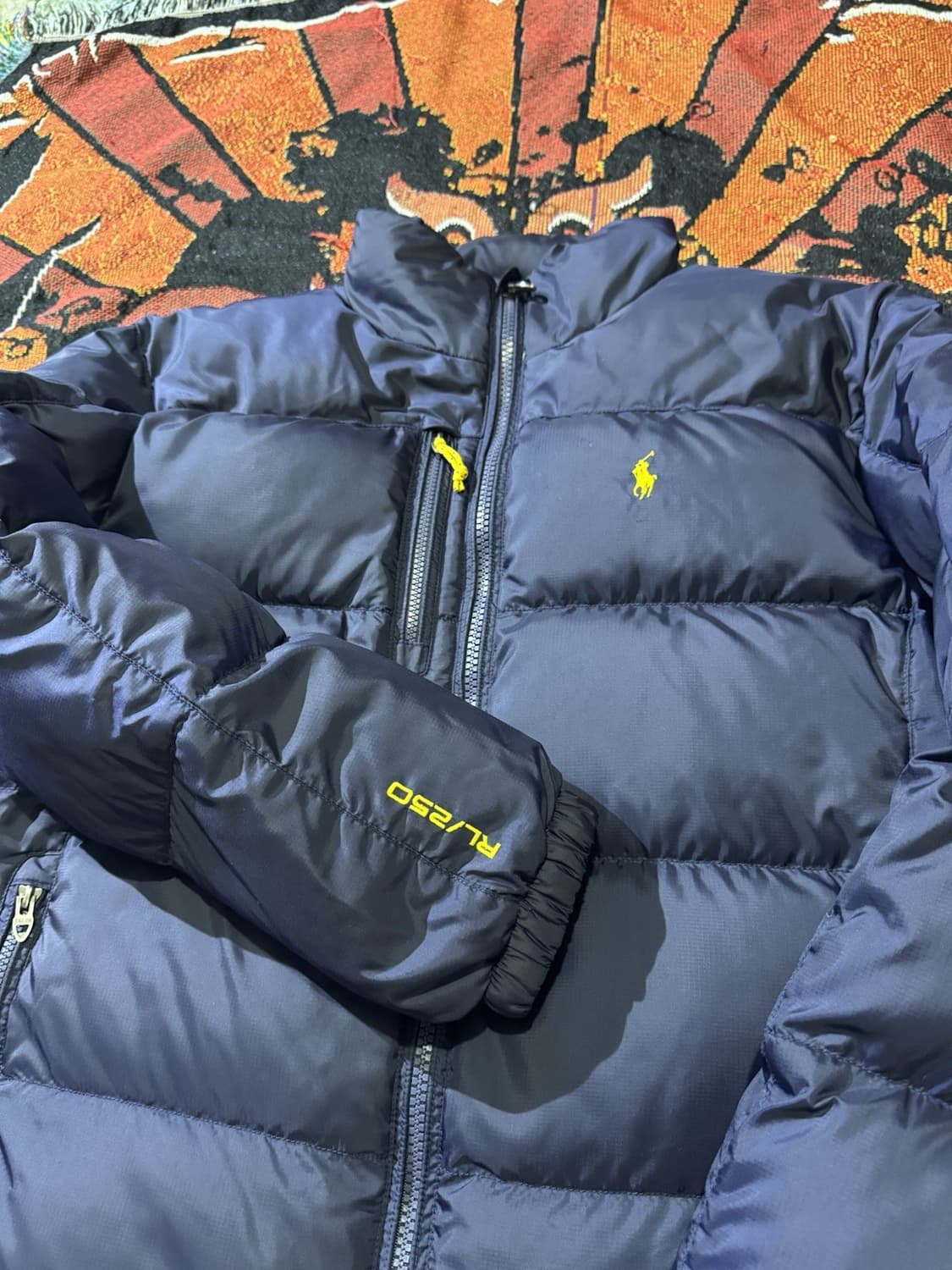 폴로 랄프로렌 퍼프 다운 패딩 네이비 상품이미지2