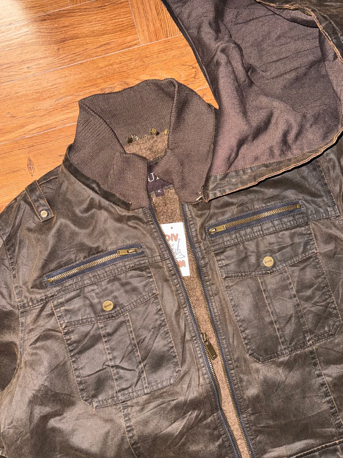 게스 헌팅 왁스자켓  상품이미지5